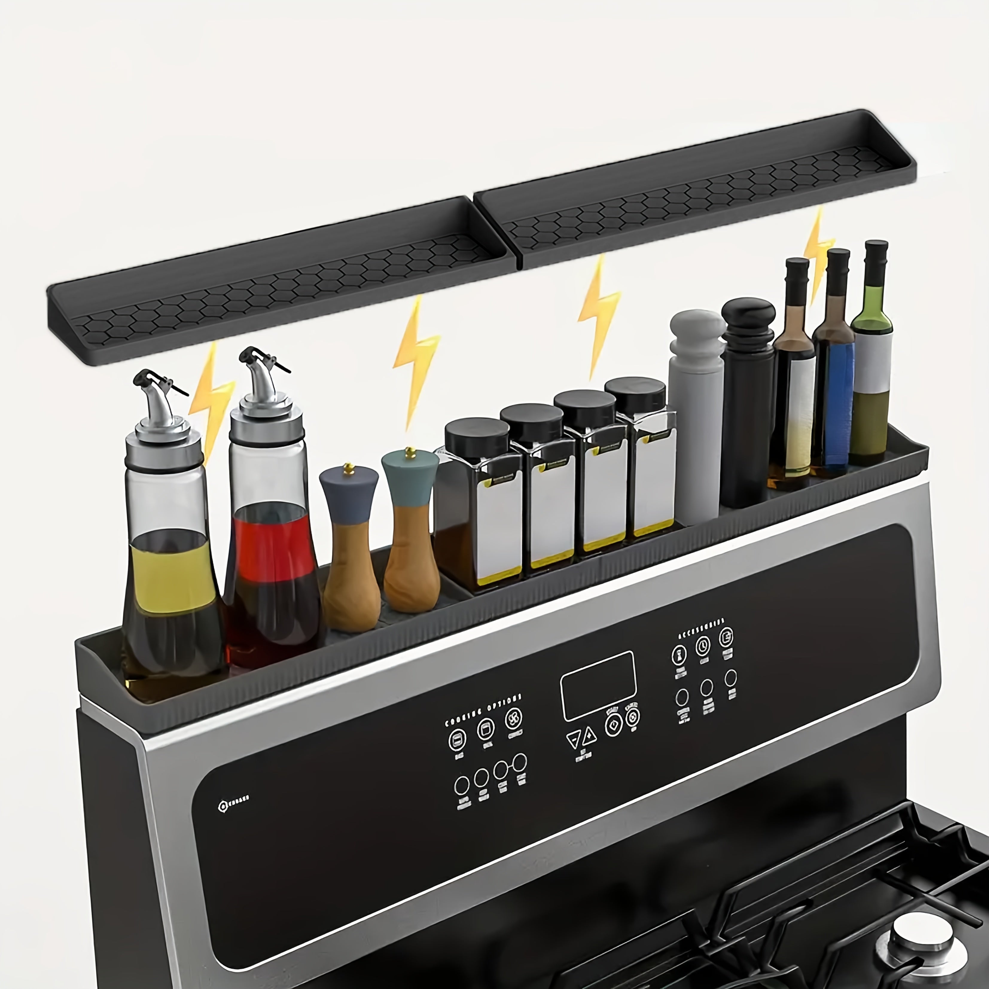 30-inch Cooktop Kitchen Spice Rack Organizer