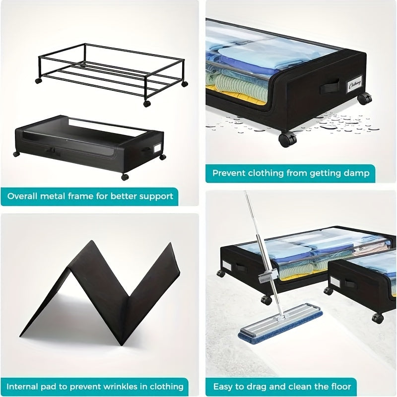 1PC Under Bed Storage with Wheels