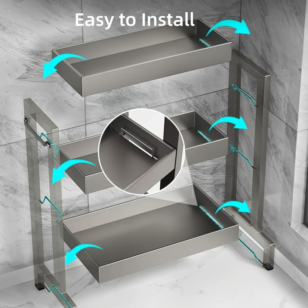3 Tier Countertop Spice Rack Organizer