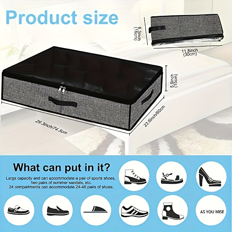Underbed Shoe Storage Container