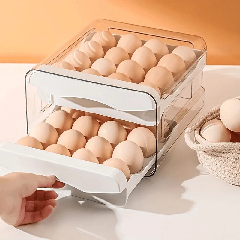 1pc Kitchen Egg Refrigerator Storage Box