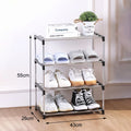 3/4 Shelf Shoe Rack Multi Layered And Space Saving