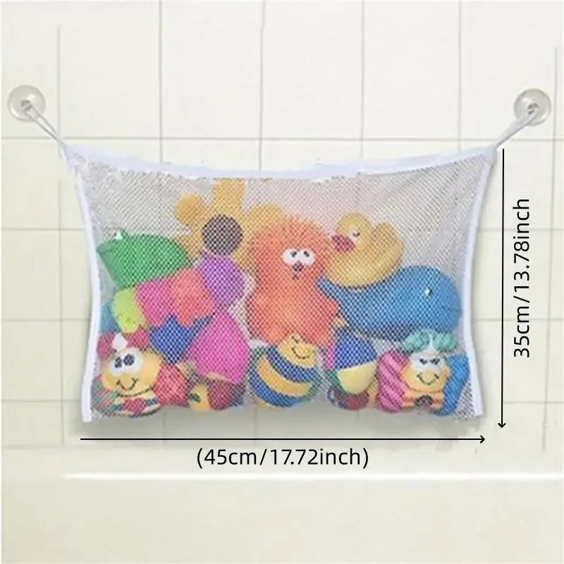 Baby Shower Toy Cute Duck Frog Net Toy Storage Bag
