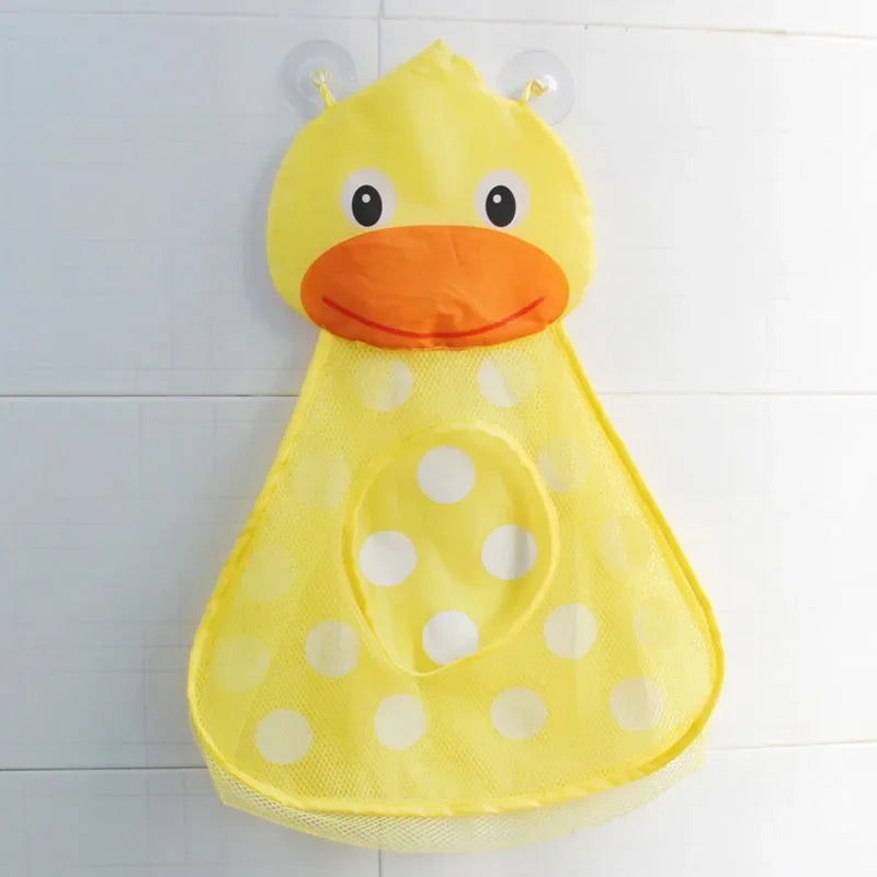 Baby Shower Toy Cute Duck Frog Net Toy Storage Bag