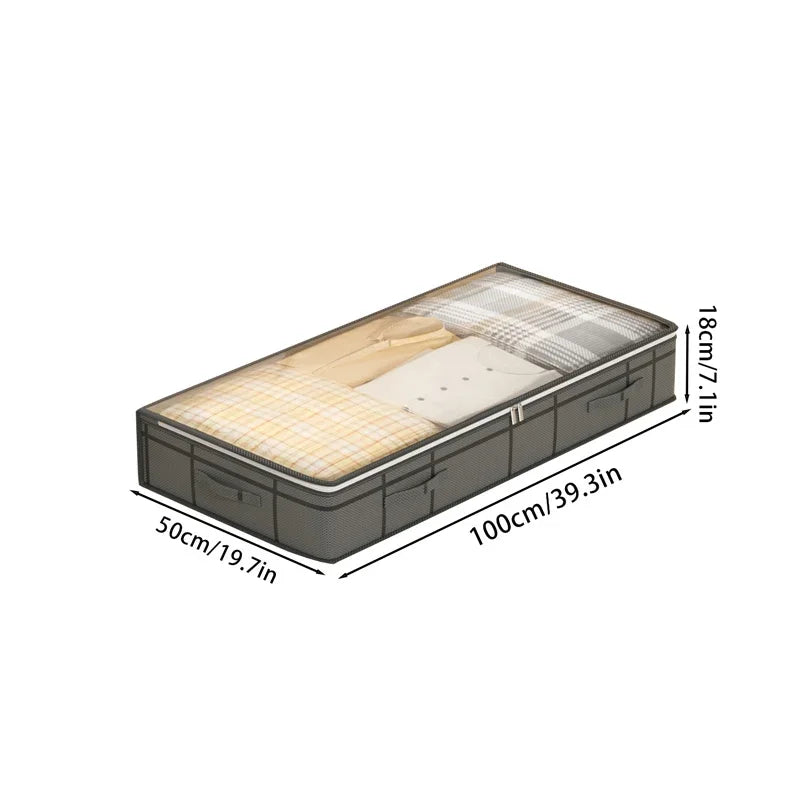 1PC Foldable Non-woven Bed Bottom Storage Bag