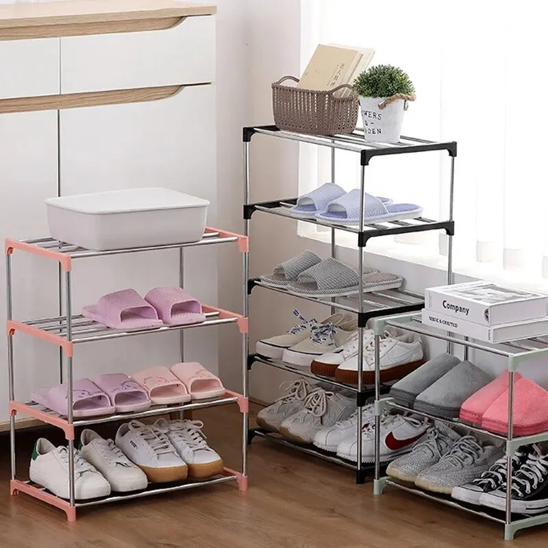 3/4 Shelf Shoe Rack Multi Layered And Space Saving