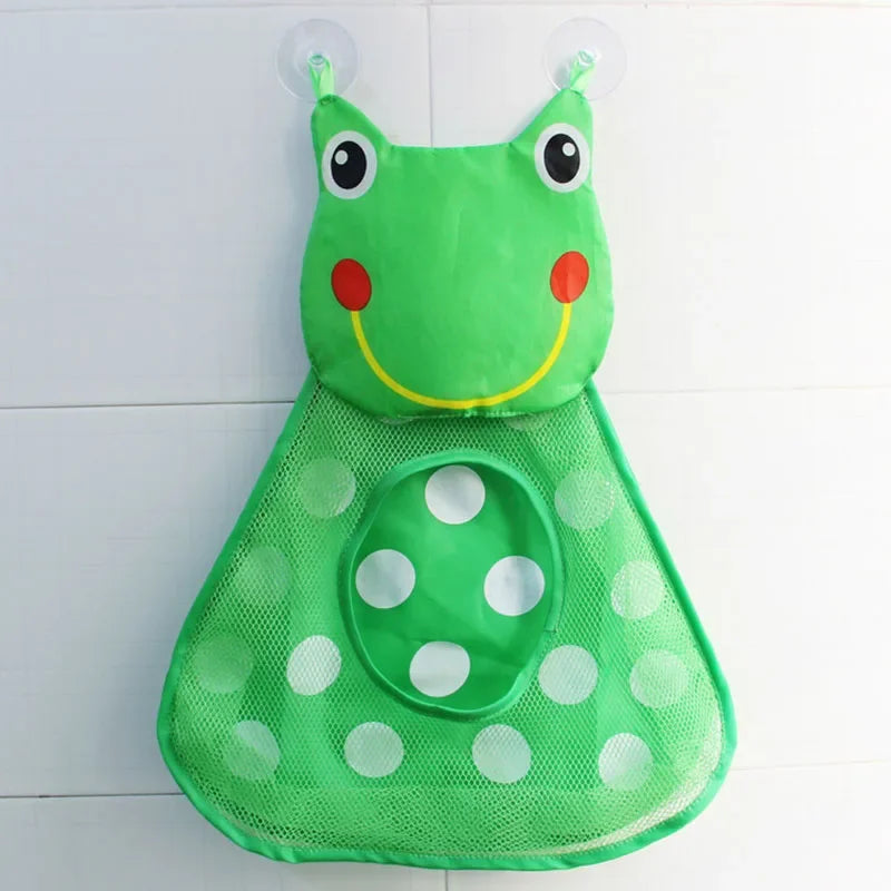Baby Shower Toy Cute Duck Frog Net Toy Storage Bag