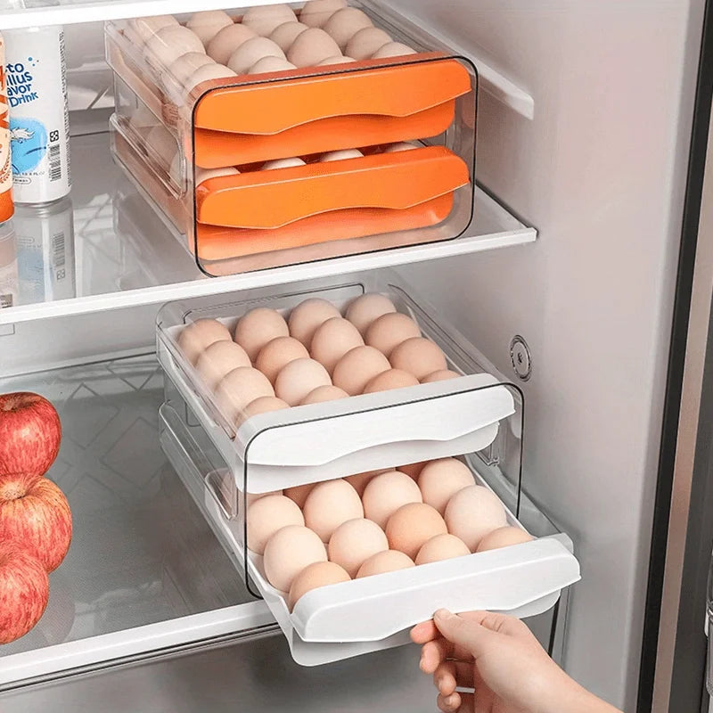 1pc Kitchen Egg Refrigerator Storage Box