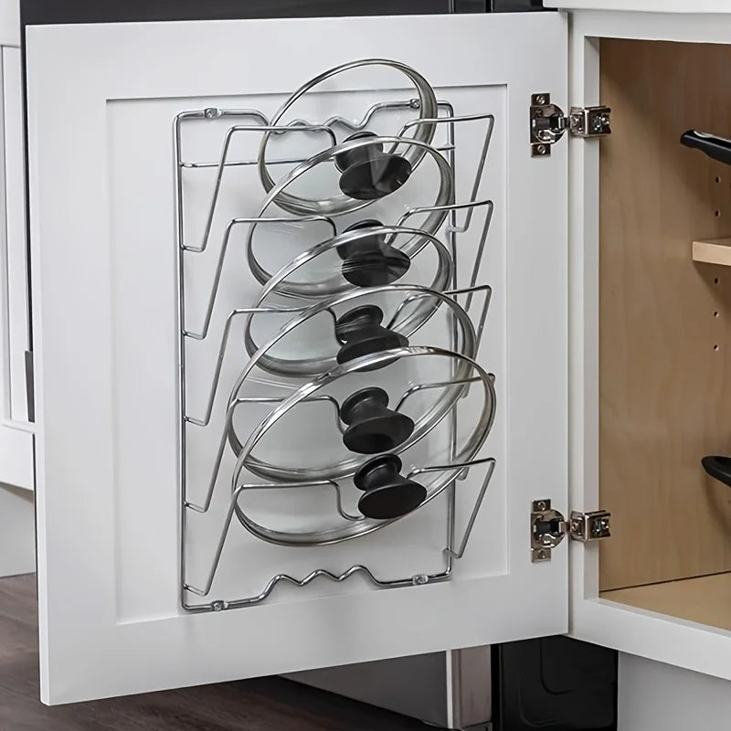 Multi-Layer Wall-Mounted Kitchen Storage Rack