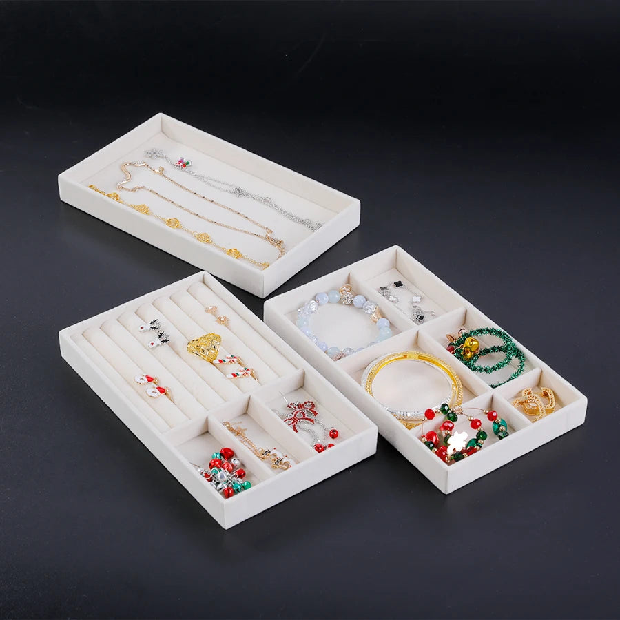 1PC, Flocking Jewelry Box