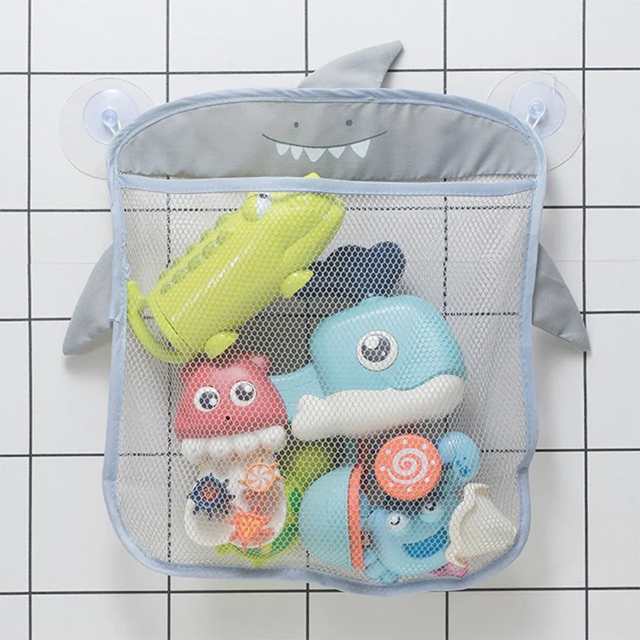 Baby Shower Toy Cute Duck Frog Net Toy Storage Bag