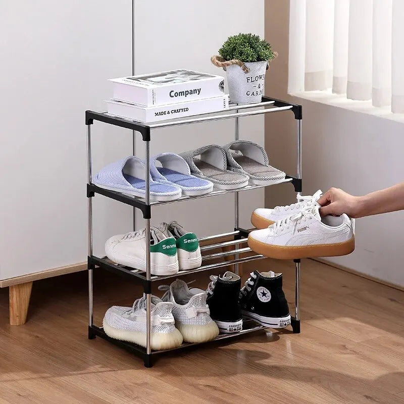 3/4 Shelf Shoe Rack Multi Layered And Space Saving