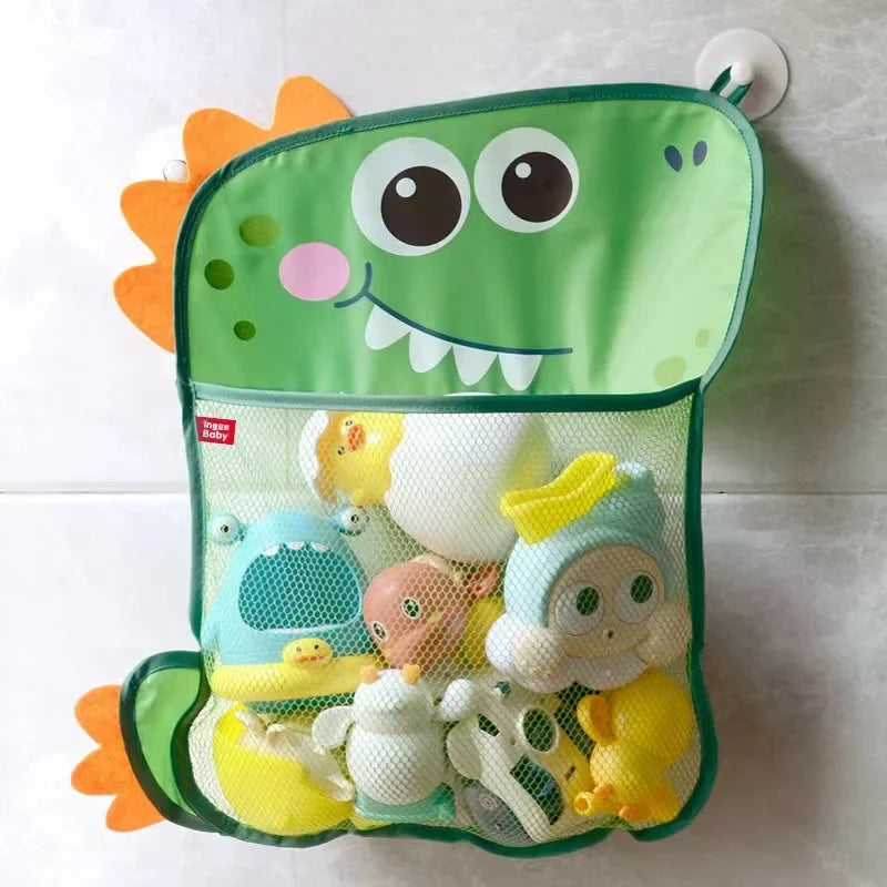 Baby Shower Toy Cute Duck Frog Net Toy Storage Bag