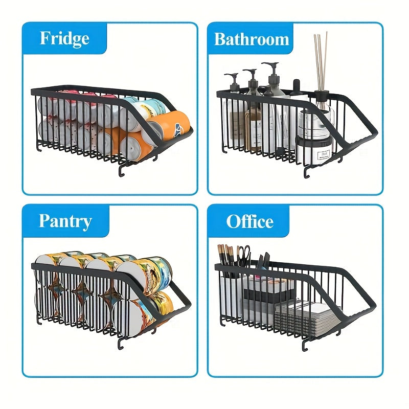 4pcs Space-Efficient Stackable Can Dispensers