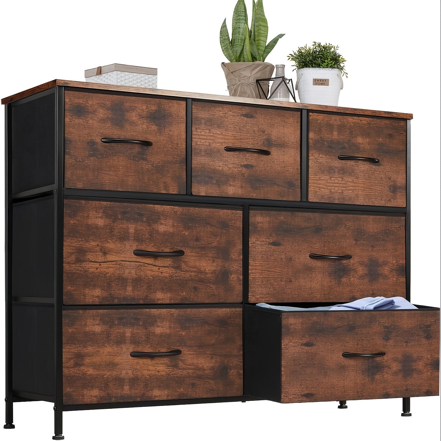 7-Drawer Fabric Storage Tower Dresser