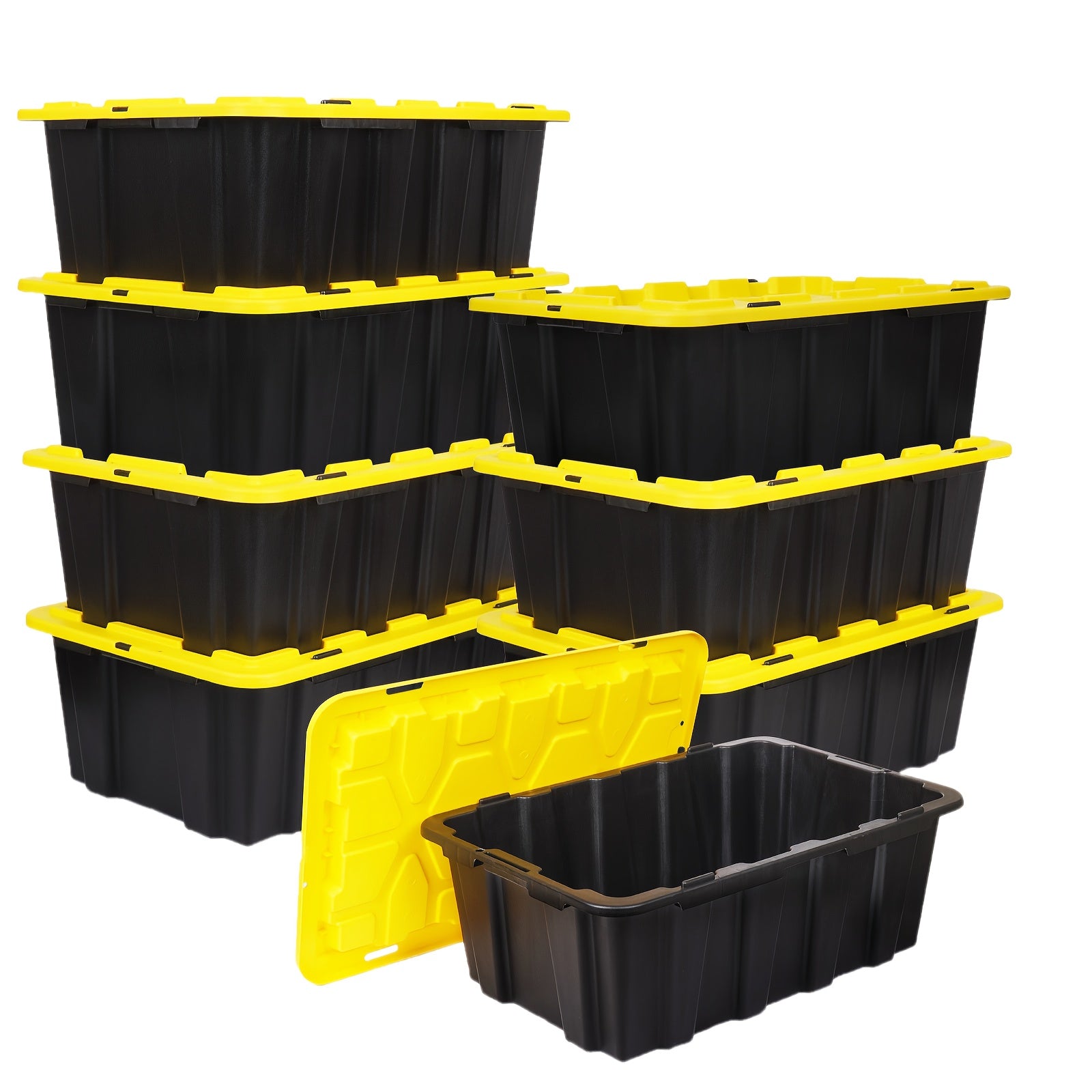 4pcs 17 Gallon/4pcs 23 Gallon/8pcs 12 Gallon Plastic Storage Bin Tote